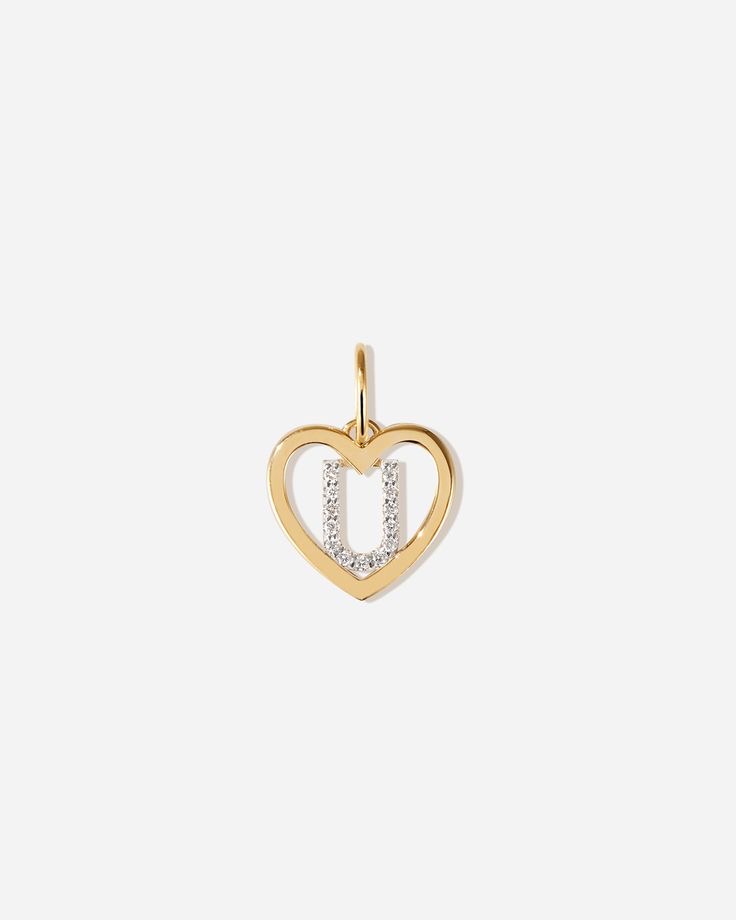 charm-050206-nilas-lyn آویز(پلاک) قلب و حروف نیلاس - گالری طلا جواهر و نقره لین
