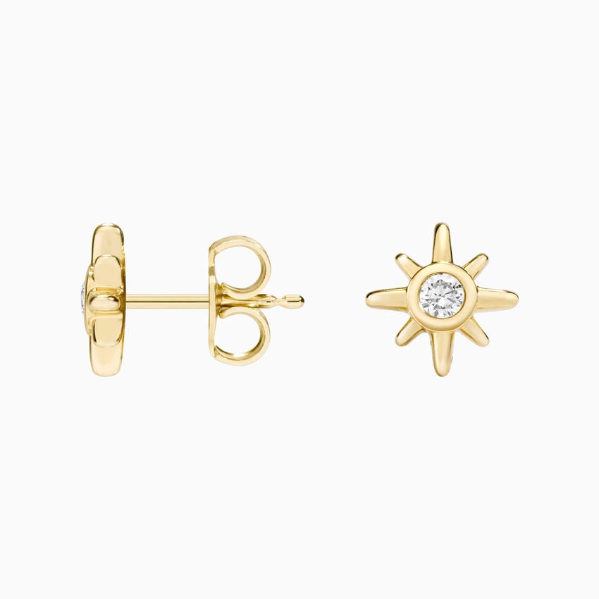 gold-collection-050293-northstar-lyn-gallery-lyn-gallery گوشواره کالکشن ستاره قطبی - گالری طلا جواهر و نقره لین