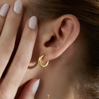 گوشواره حلقه ای - گالری طلا جواهر و نقره لین