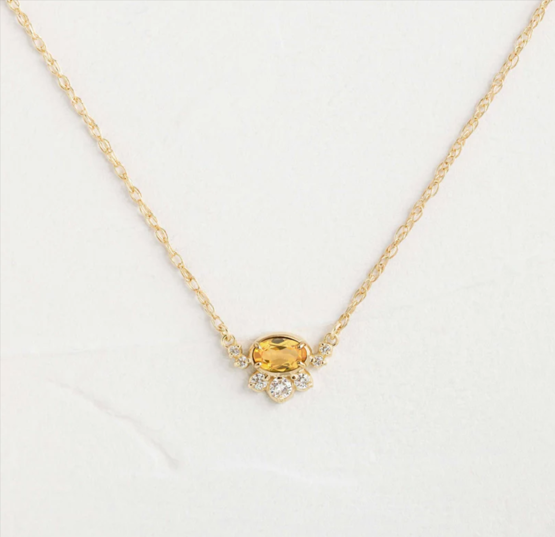 necklace-0502161-poori-lyn-gallery گردنبند پوری (ماه تولد) - گالری طلا جواهر و نقره لین