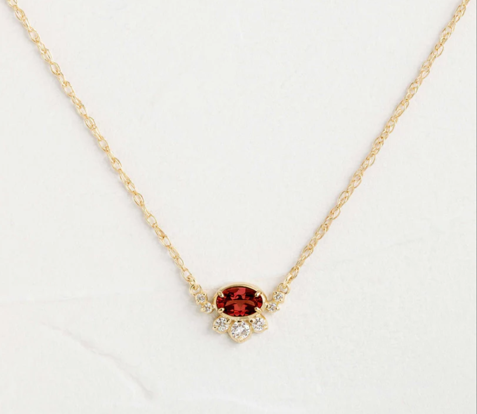 necklace-0502161-poori-lyn-gallery گردنبند پوری (ماه تولد) - گالری طلا جواهر و نقره لین