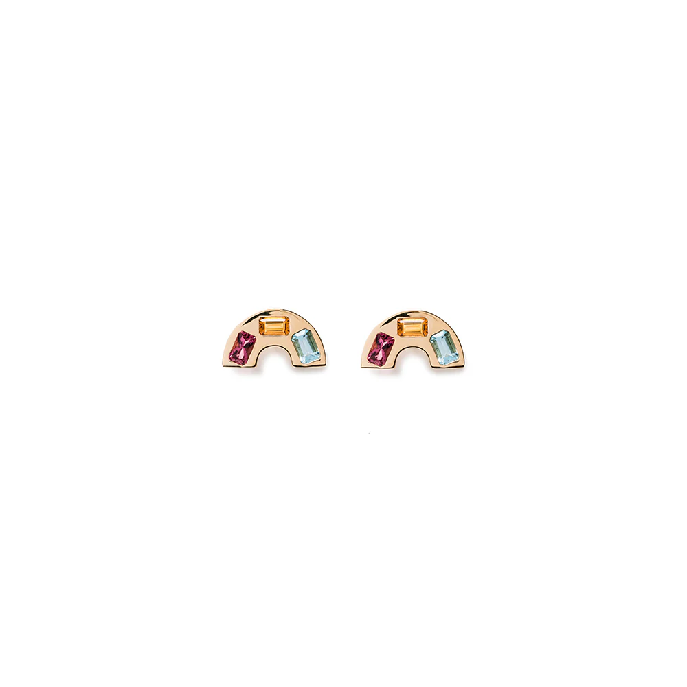 earings-0502202-rainbow-lyn-gallery گردنبند رنگین کمان - گالری طلا جواهر و نقره لین