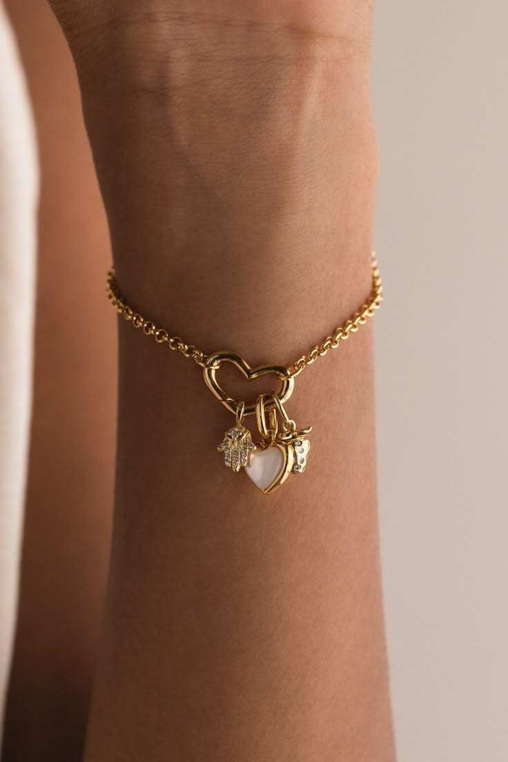 bracelet-0502222-charm-lyn-gallery دستبند چارم - گالری طلا جواهر و نقره لین