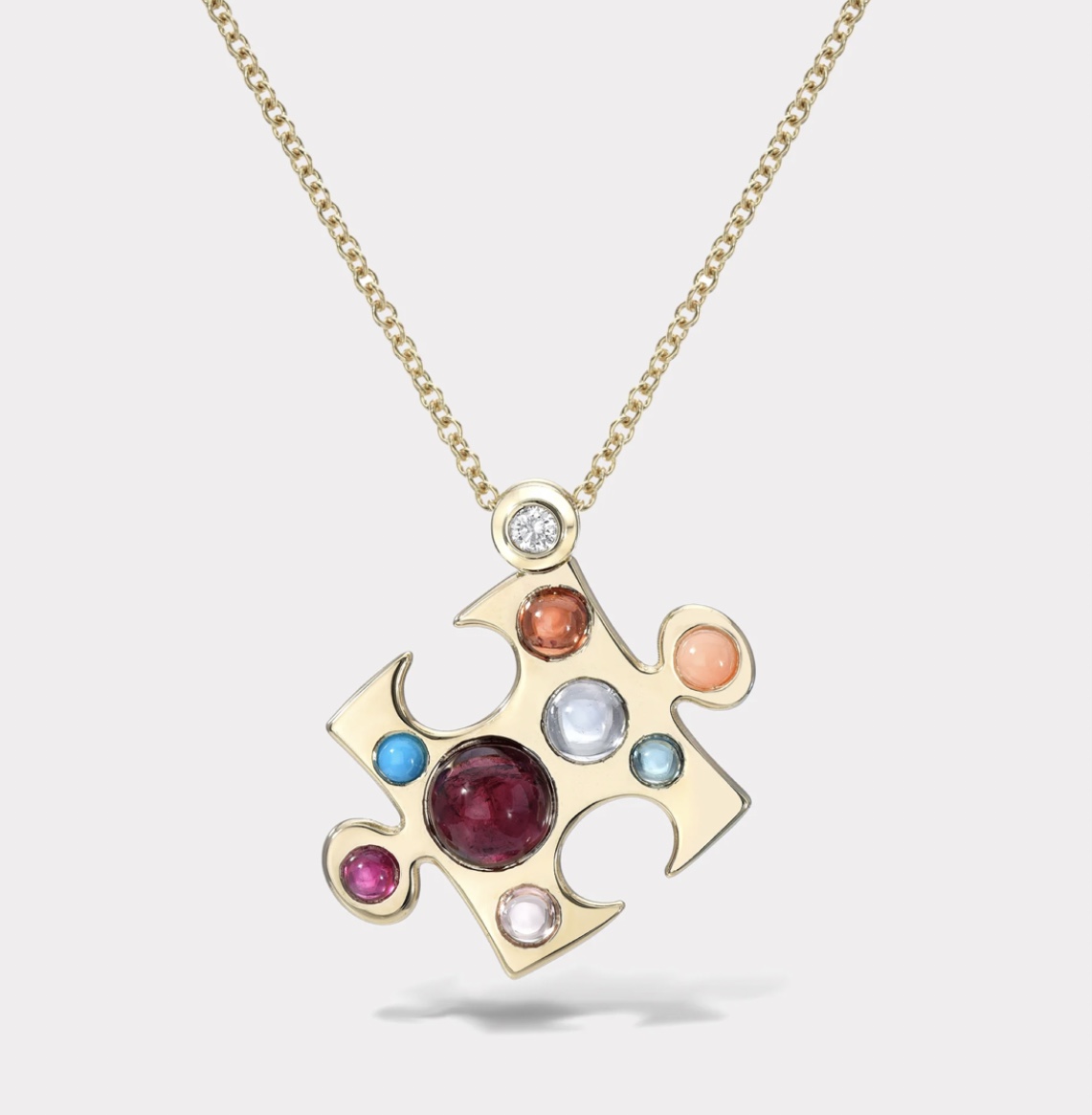 necklace-050235-puzzle-lyn گردنبند پازل - گالری طلاجواهر و نقره لین