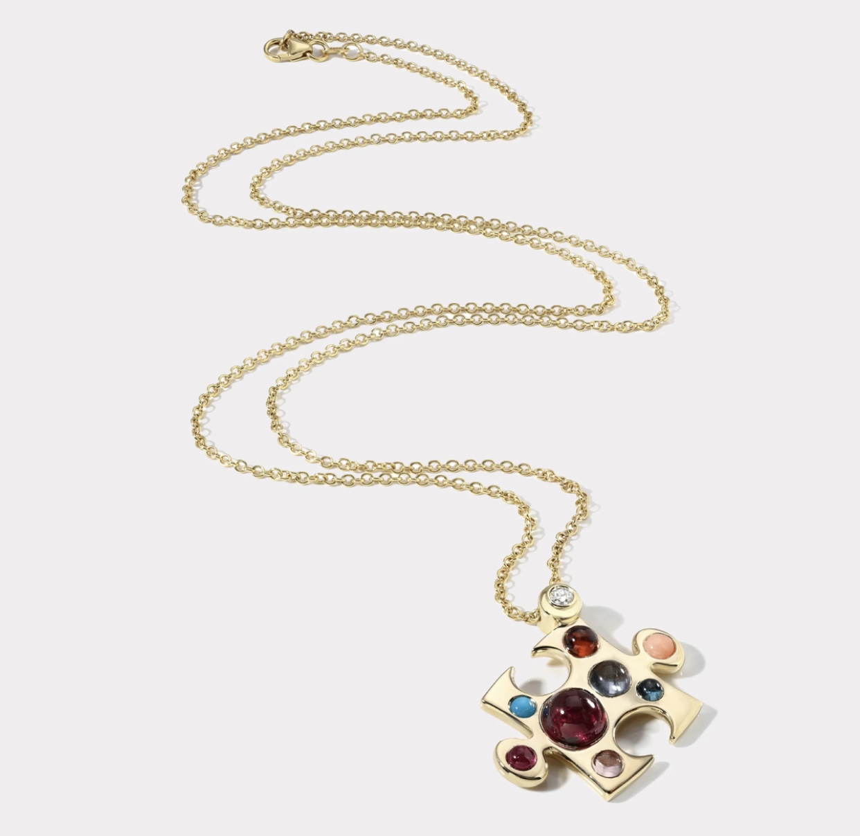 necklace-050235-puzzle-lyn گردنبند پازل - گالری طلاجواهر و نقره لین