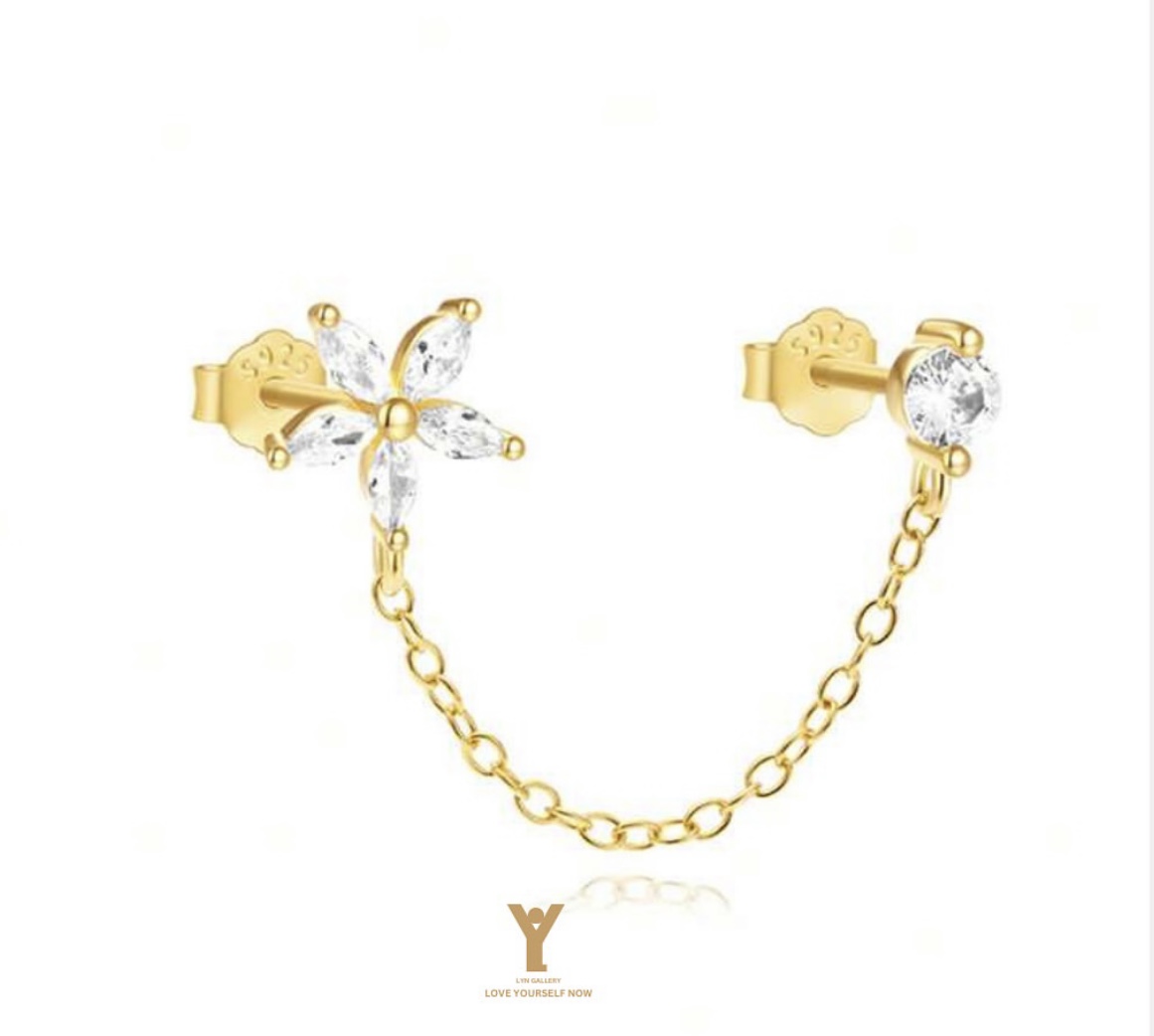 earings-0502980laris-lyn-gallery گوشواره لاریس - گالری طلا جواهر و نقره لین
