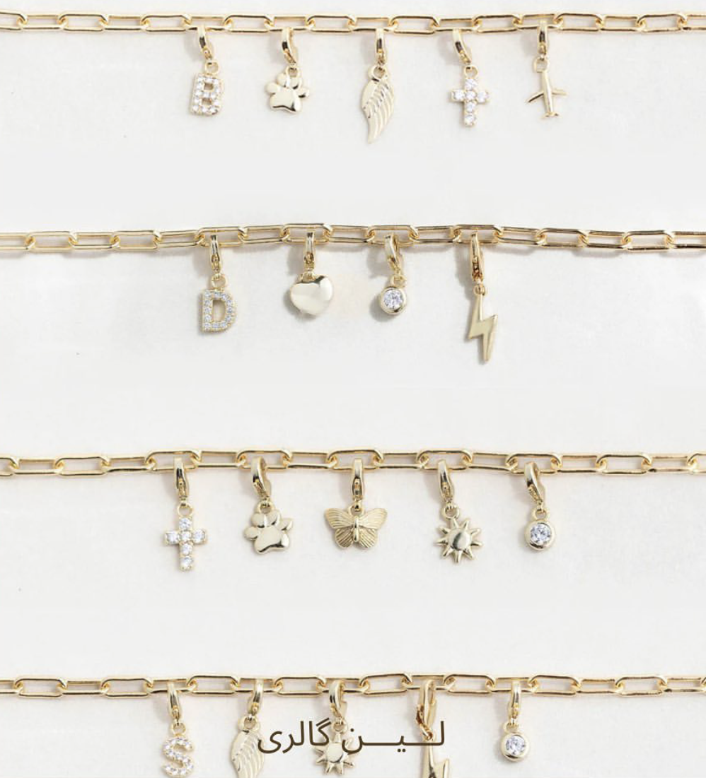 bracelet-0502191-charms-lyn-gallery دستبند چارم - گالری طلا جواهر و نقره لین