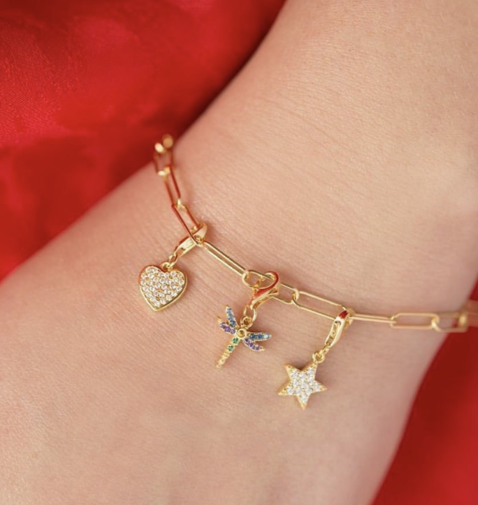 bracelet-0502191-charms-lyn-gallery دستبند چارم - گالری طلا جواهر و نقره لین