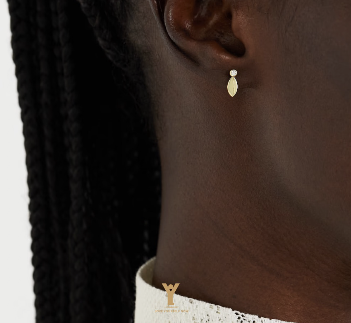 earings-0502124-afrina-lyn-gallery گوشواره آفرینا - گالری طلا جواهر و نقره لین