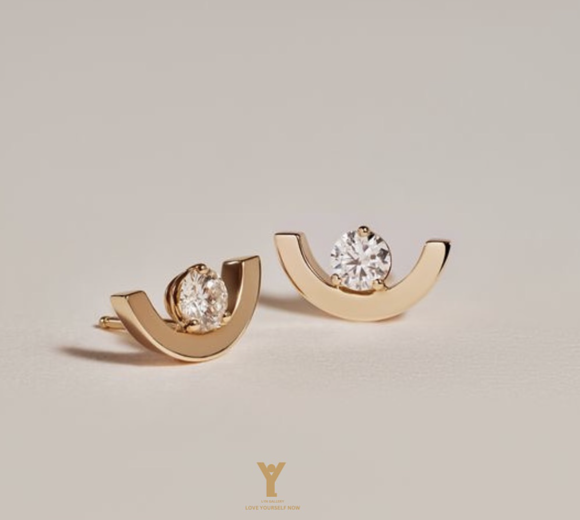 earings-050261-lyn گوشواره لین - گالری طلا جواهر و نقره لین