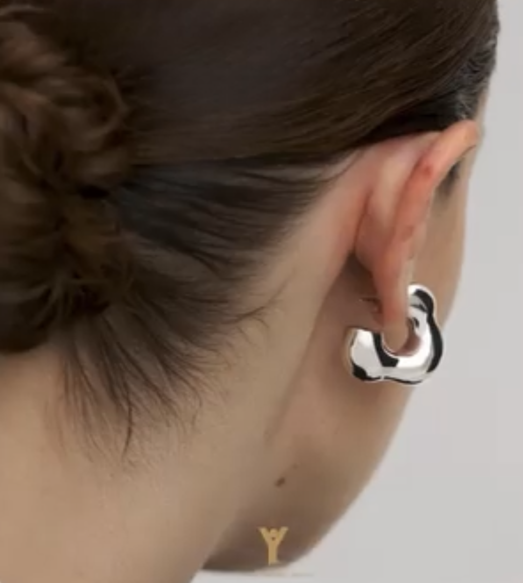 earings-0502128-warp-lyn-gallery گوشواره وارپ - گالری طلا جواهر و نقره لین