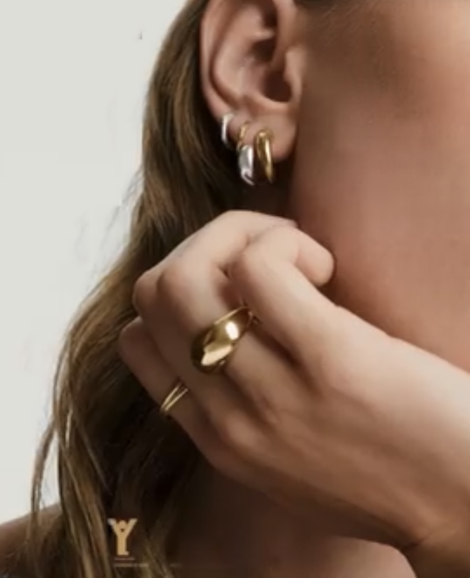 earings-0502160-peyvand-lyn-gallery گوشواره پیوند - گالری طلا جواهر و نقره لین