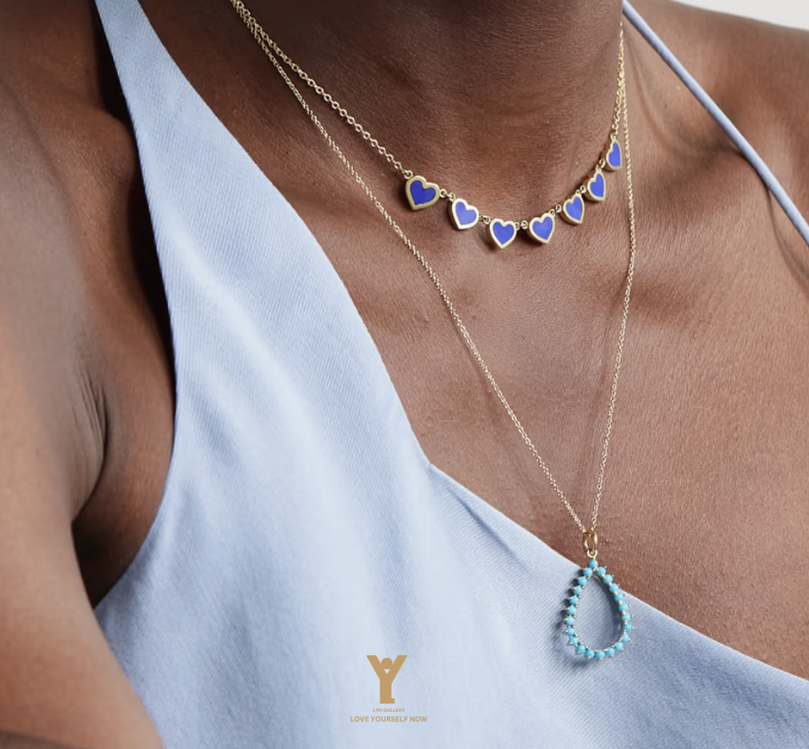necklace-0502110-bakhsha-lyn-gallery گردنبند بخشا - گالری طلا جواهر و نقره لین