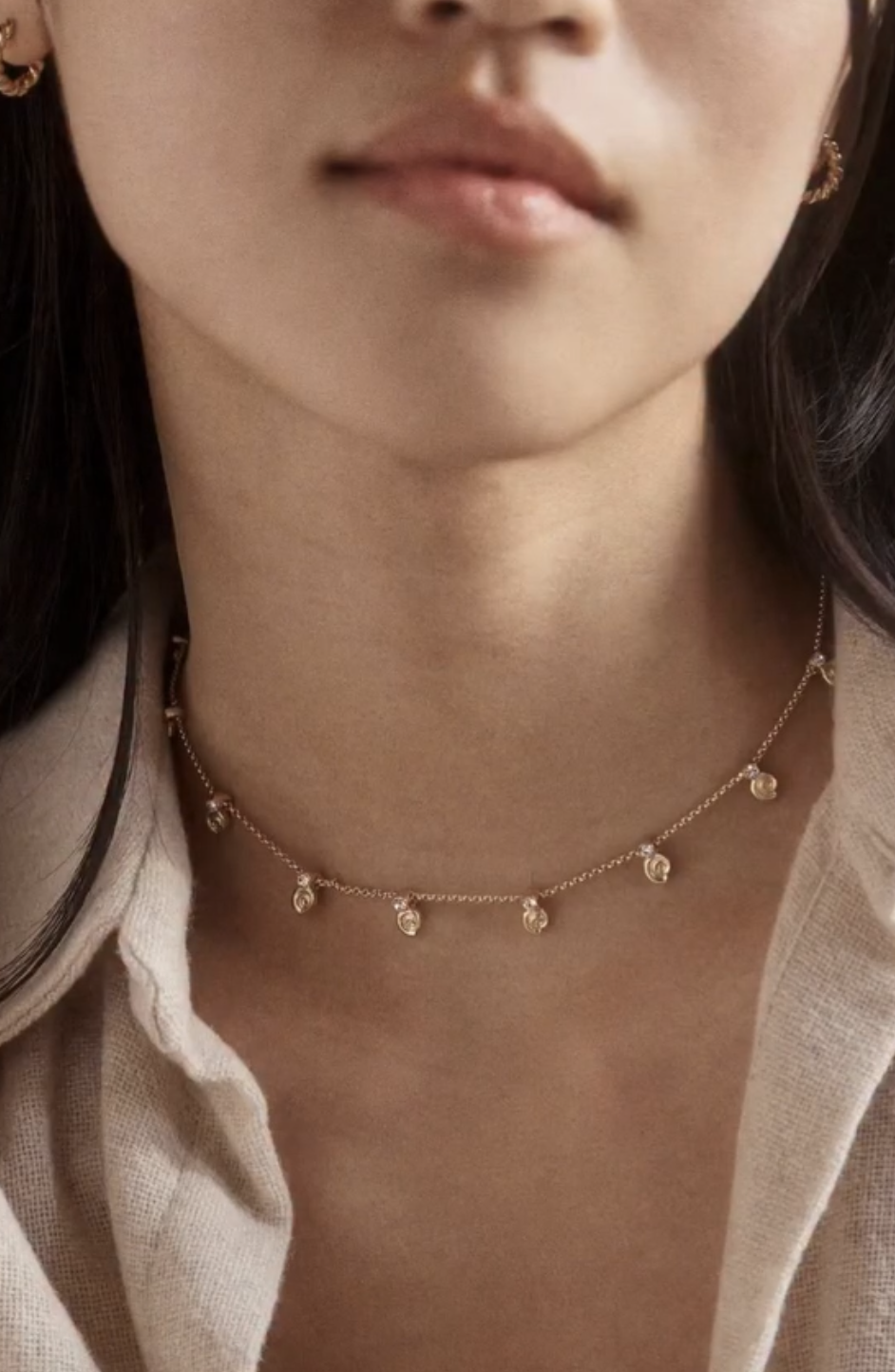 necklace-0502106-oralia-lyn-gallery گردنبند ارالیا - گالری طلا جواهر و نقره لین