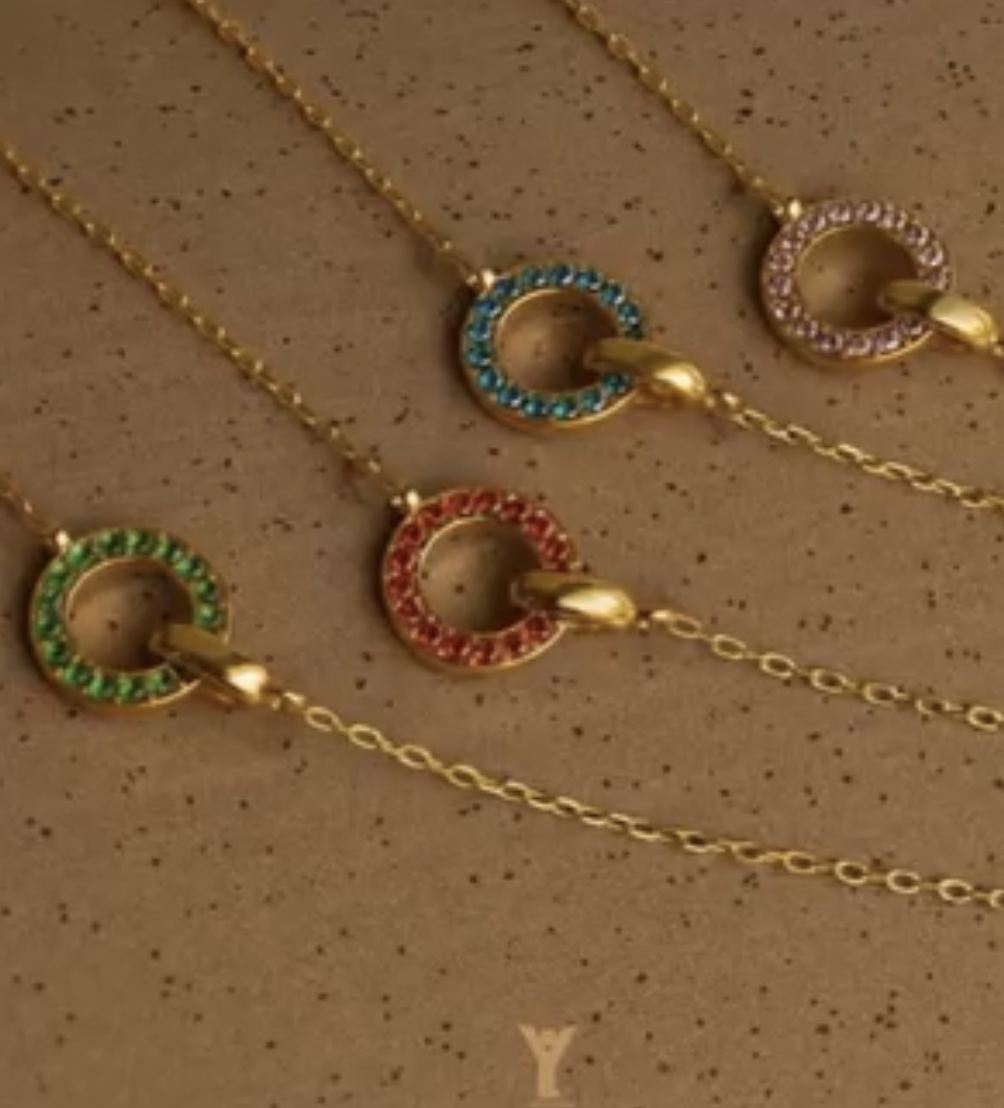 necklace-0502112-tanan-lyn-gallery گردنبند طنان - گالری طلا جواهر و نقره لین