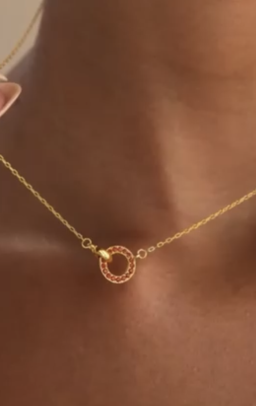 necklace-0502112-tanan-lyn-gallery گردنبند طنان - گالری طلا جواهر و نقره لین