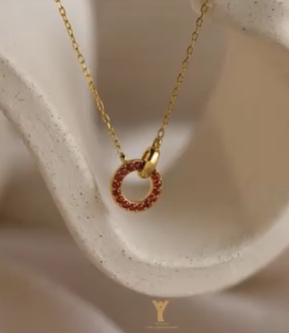 necklace-0502112-tanan-lyn-gallery گردنبند طنان - گالری طلا جواهر و نقره لین