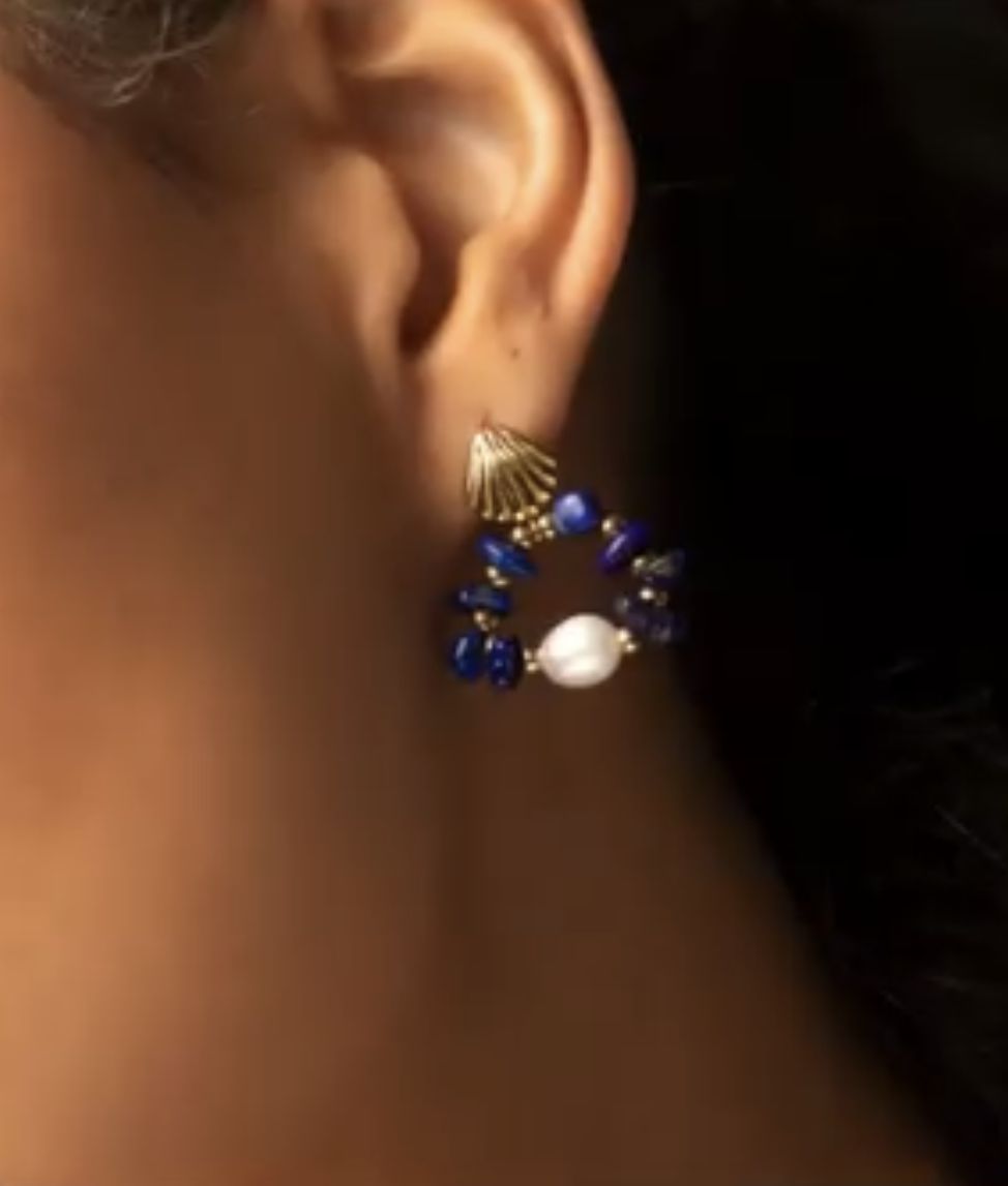 earings-0502163-sadaf-lyn-gallery گوشواره صدف - گالری طلا جواهر و نقره لین