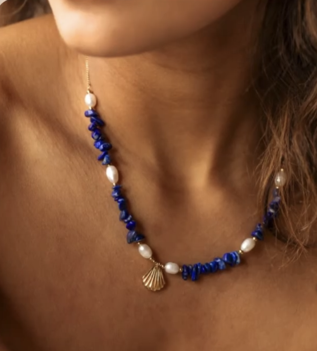 necklace-0502165-sadaf-lyn-gallery گردنبند صدف - گالری طلا جواهر و نقره لین