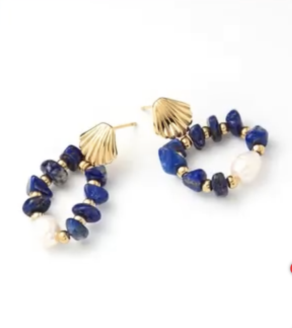 earings-0502163-sadaf-lyn-gallery گوشواره صدف - گالری طلا جواهر و نقره لین