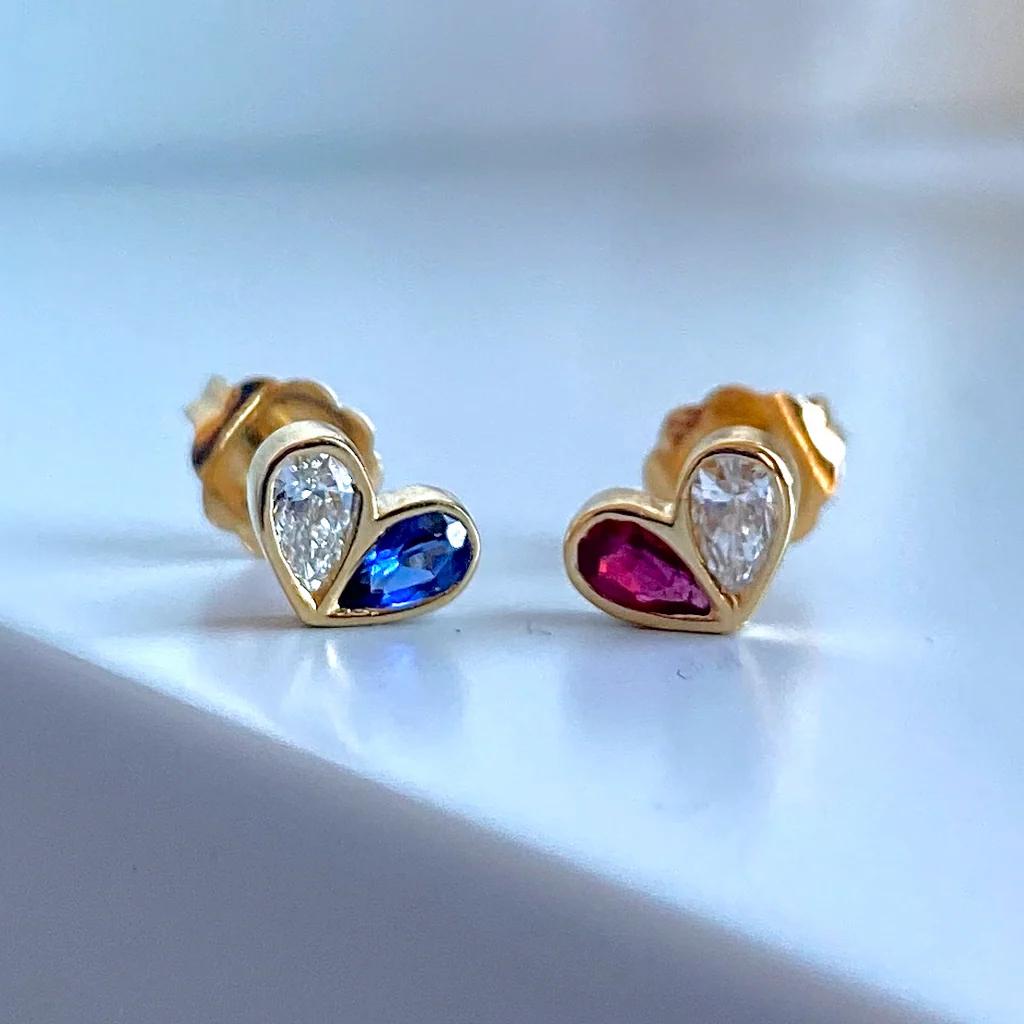 earings-0502229-della-lyn-gallery گوشواره دلا - گالری طلا جواهر و نقره لین