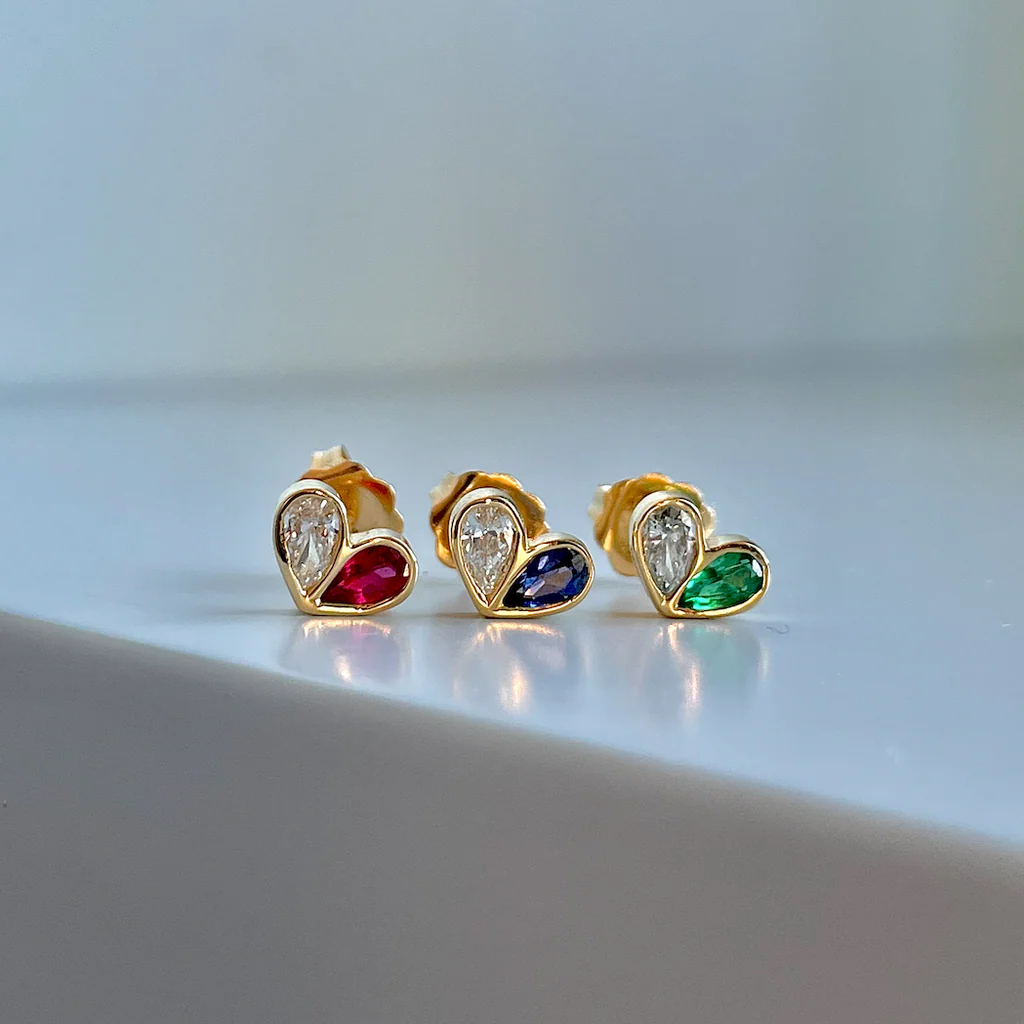 earings-0502229-della-lyn-gallery گوشواره دلا - گالری طلا جواهر و نقره لین