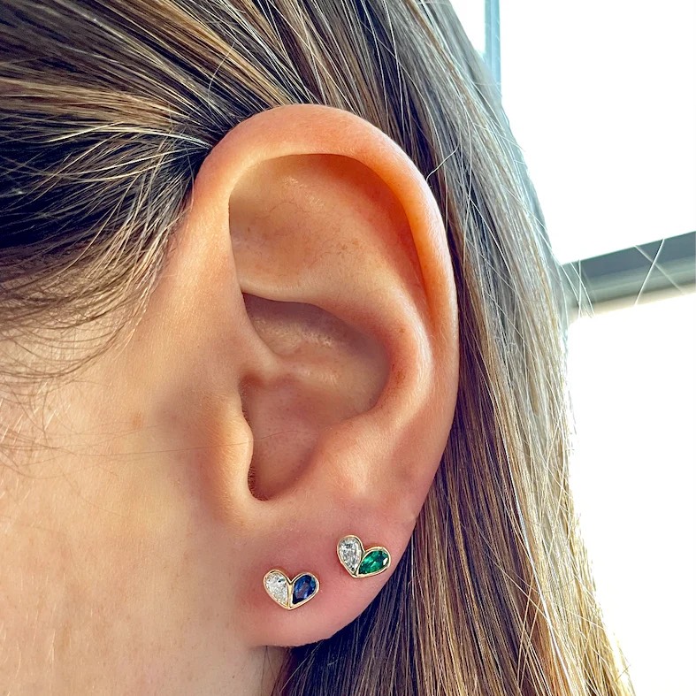 earings-0502229-della-lyn-gallery گوشواره دلا - گالری طلا جواهر و نقره لین