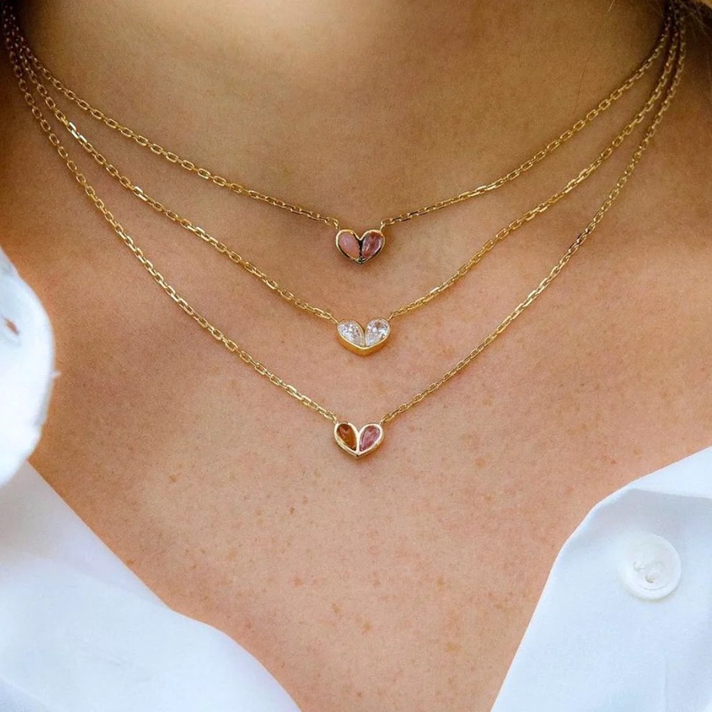 necklace-0502231-dela-lyn-gallery گردنبند دلا - گالری طلا جواهر و نقره لین