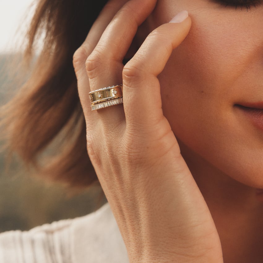ring-0502241-pole-star-lyn-gallery انگشتر ستاره قطبی - گالری طلا جواهر و نقره لین