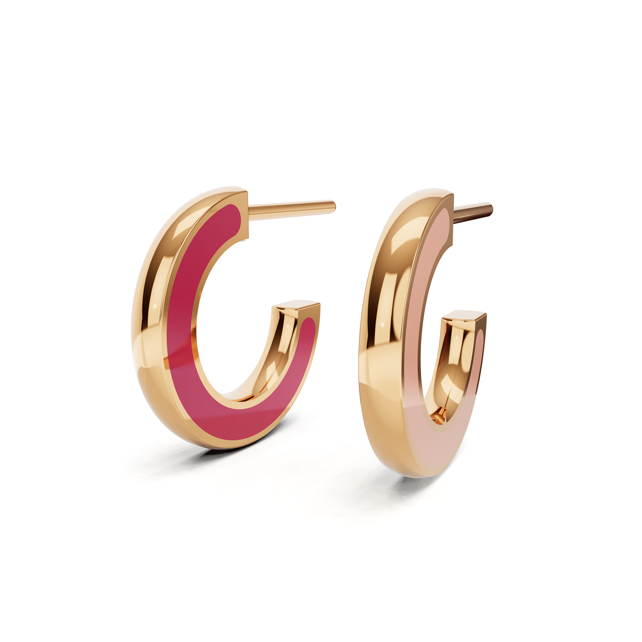 earings-0502251-enamel-lyn-gallery گوشواره میناکاری - گالری طلا جواهر و نقره لین